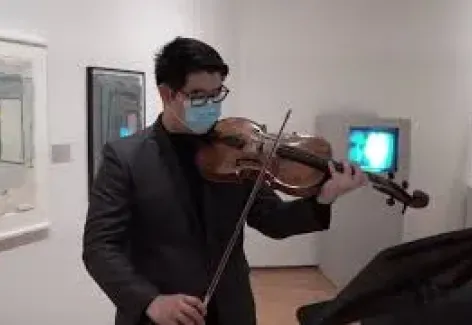 Man playing violin